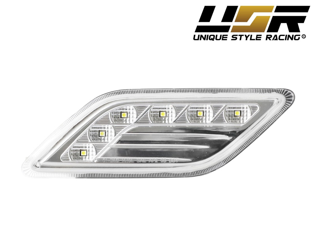 2010 - 2013 Mercedes E Class W212 4D / 5D LED Clear or Smoke Front Bumper Side Marker Light