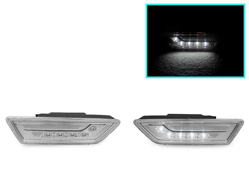 2012 - 2014 Mercedes CLS 550 W218 Crystal Clear or Smoke LED Front Bumper Side Marker Light