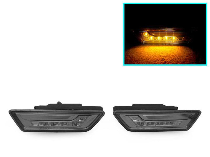 2012 - 2014 Mercedes CLS 550 W218 Crystal Clear or Smoke LED Front Bumper Side Marker Light