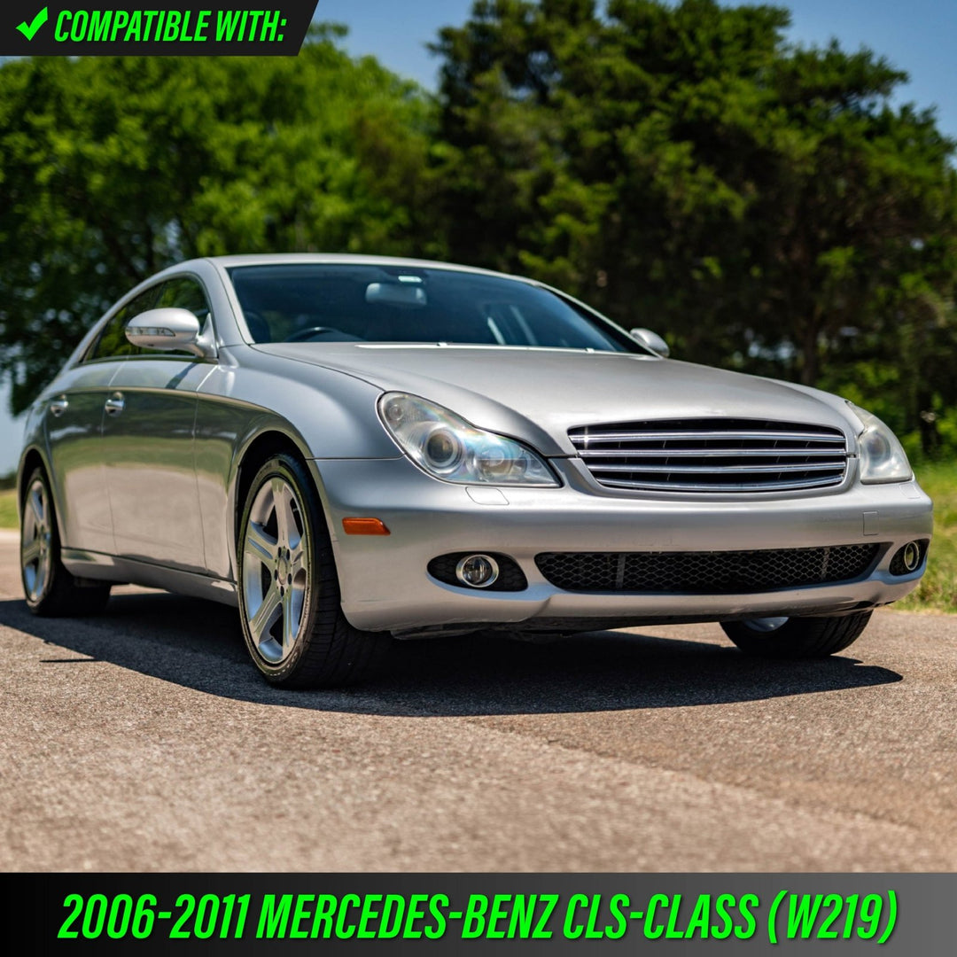 2006 2007 2008 2009 2010 2011 Mercedes CLS Class W219 w 219 Crystal Clear LED Front Bumper Side Marker Light

#lens-color_clear-lens-amber-led
