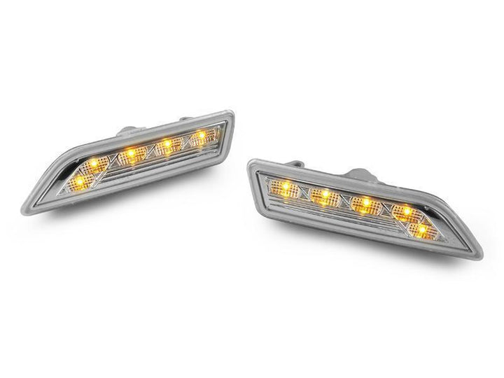 2006 - 2011 Mercedes CLS Class W219 Crystal Clear LED Front Bumper Side Marker Light