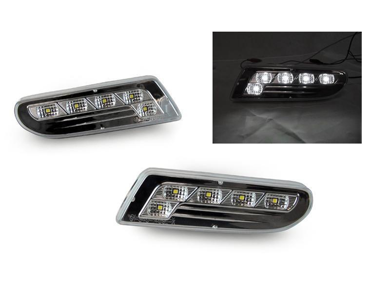 2000 - 2006 Mercedes S Class W220 LED Clear or Smoke Front Bumper Side Marker Light