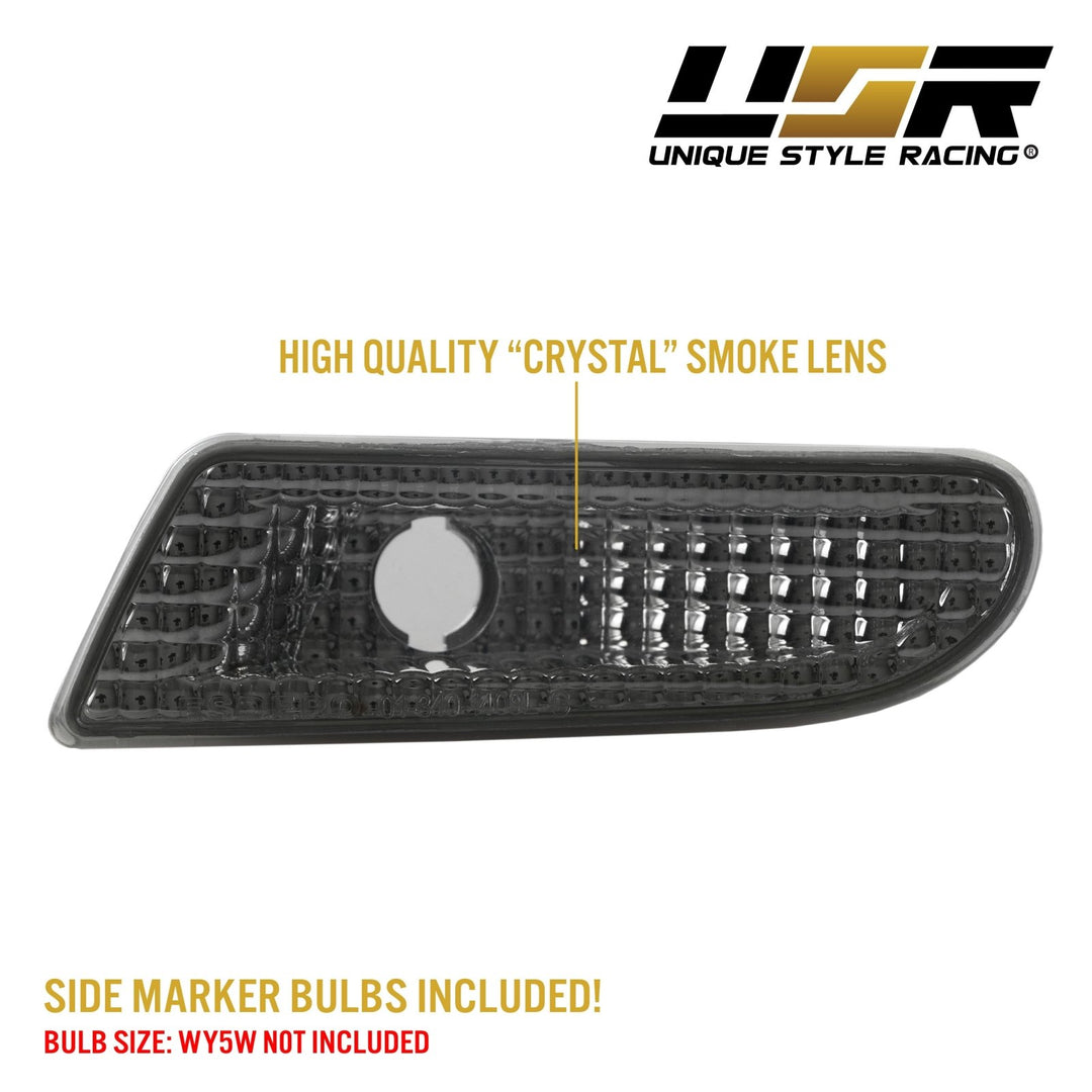 2000-2006 Mercedes S Class W220 Crystal Clear or Smoke Lens Front Bumper Side Marker Light

#lens-color_smoke-lens
