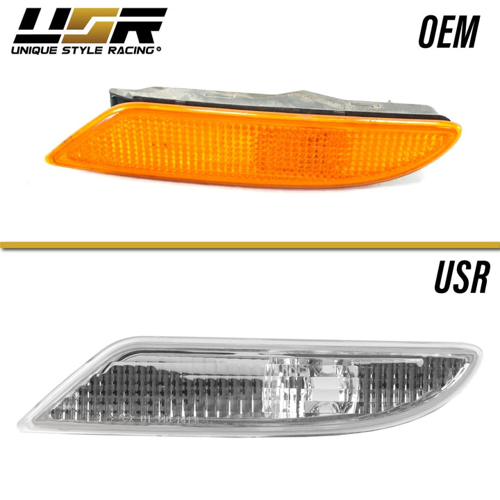 2007-2009 Mercedes S Class W221 Non AMG Crystal Clear or Smoke Bumper Side Marker Light

#lens-color_clear-lens