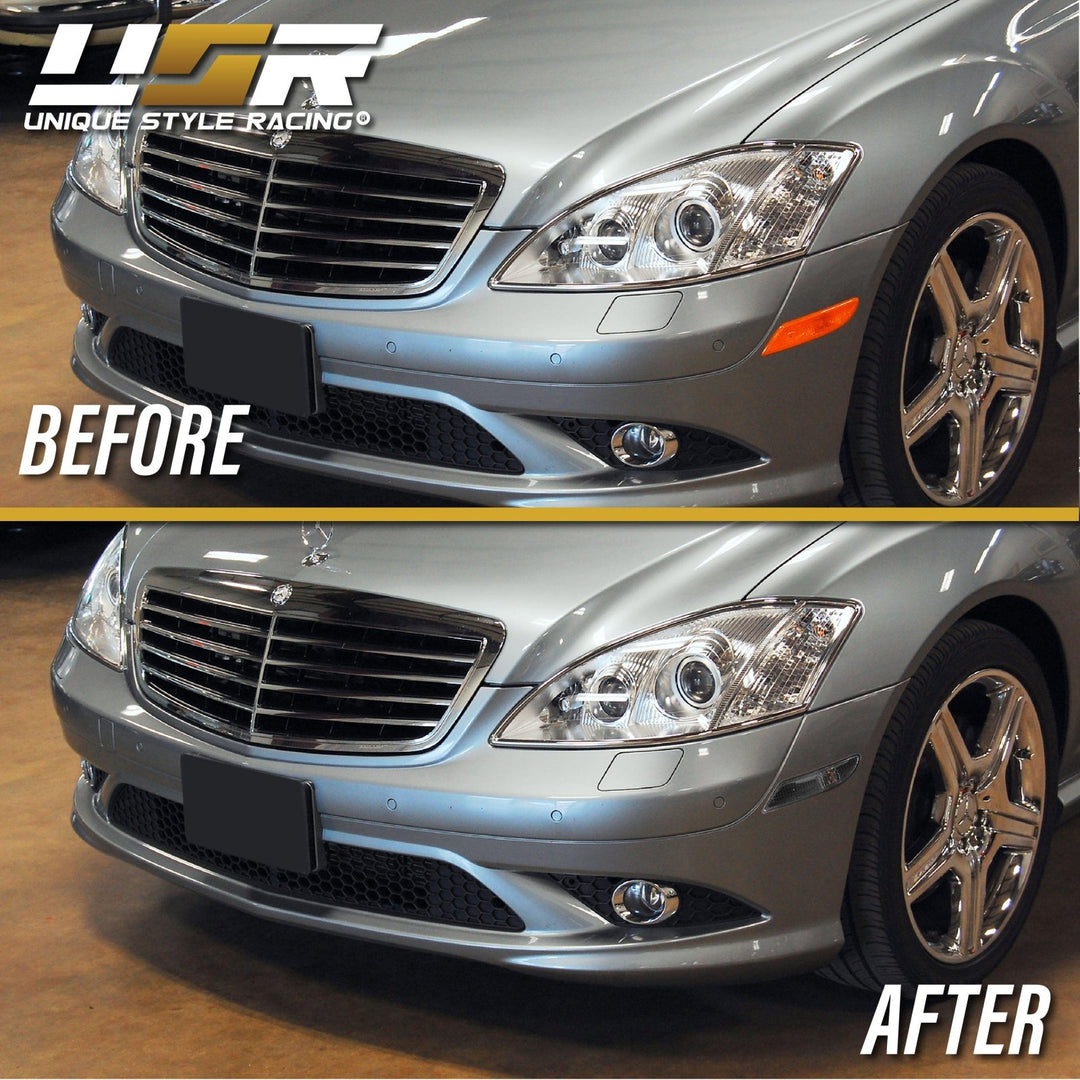 2007-2009 Mercedes S Class W221 Non AMG Crystal Clear or Smoke Bumper Side Marker Light

#lens-color_smoke-lens
