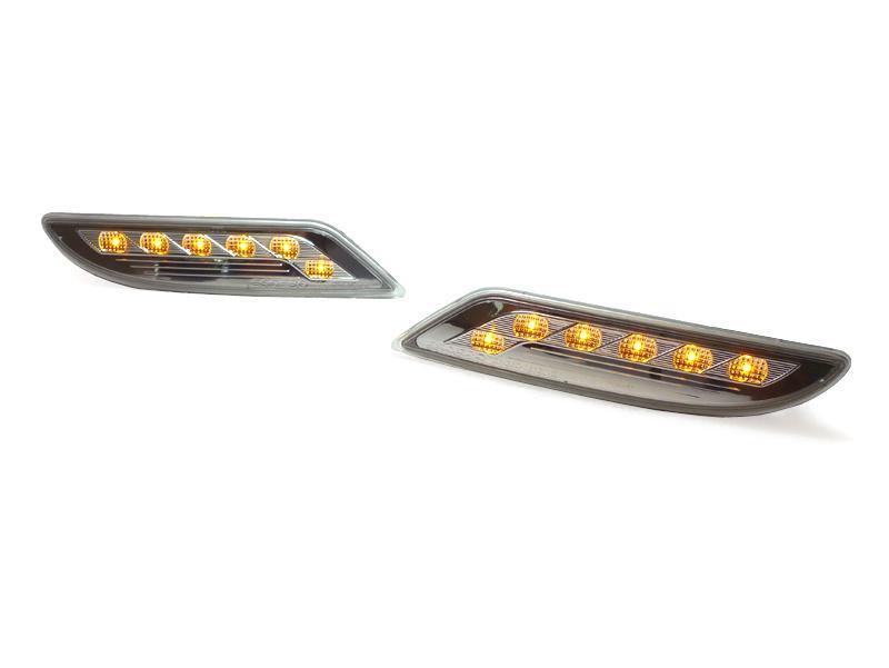 2007 - 2009 Mercedes S Class W221 NonAMG LED Clear or Smoke Front Bumper Side Marker Light