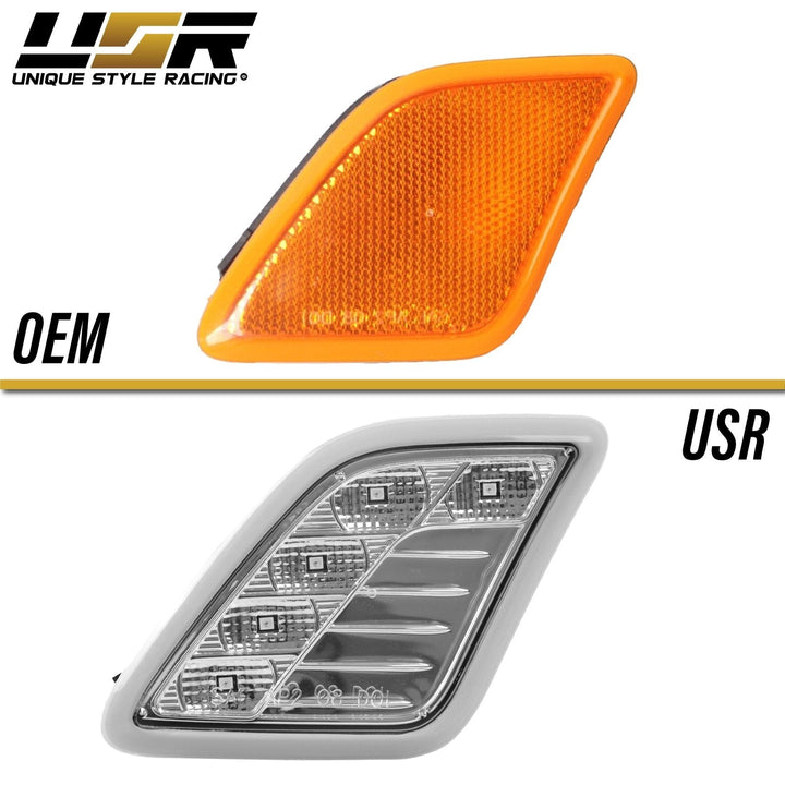 2012 - 2014 Mercedes CLS Class W218 AMG CLS63 LED Clear or Smoke Bumper Side Marker Light