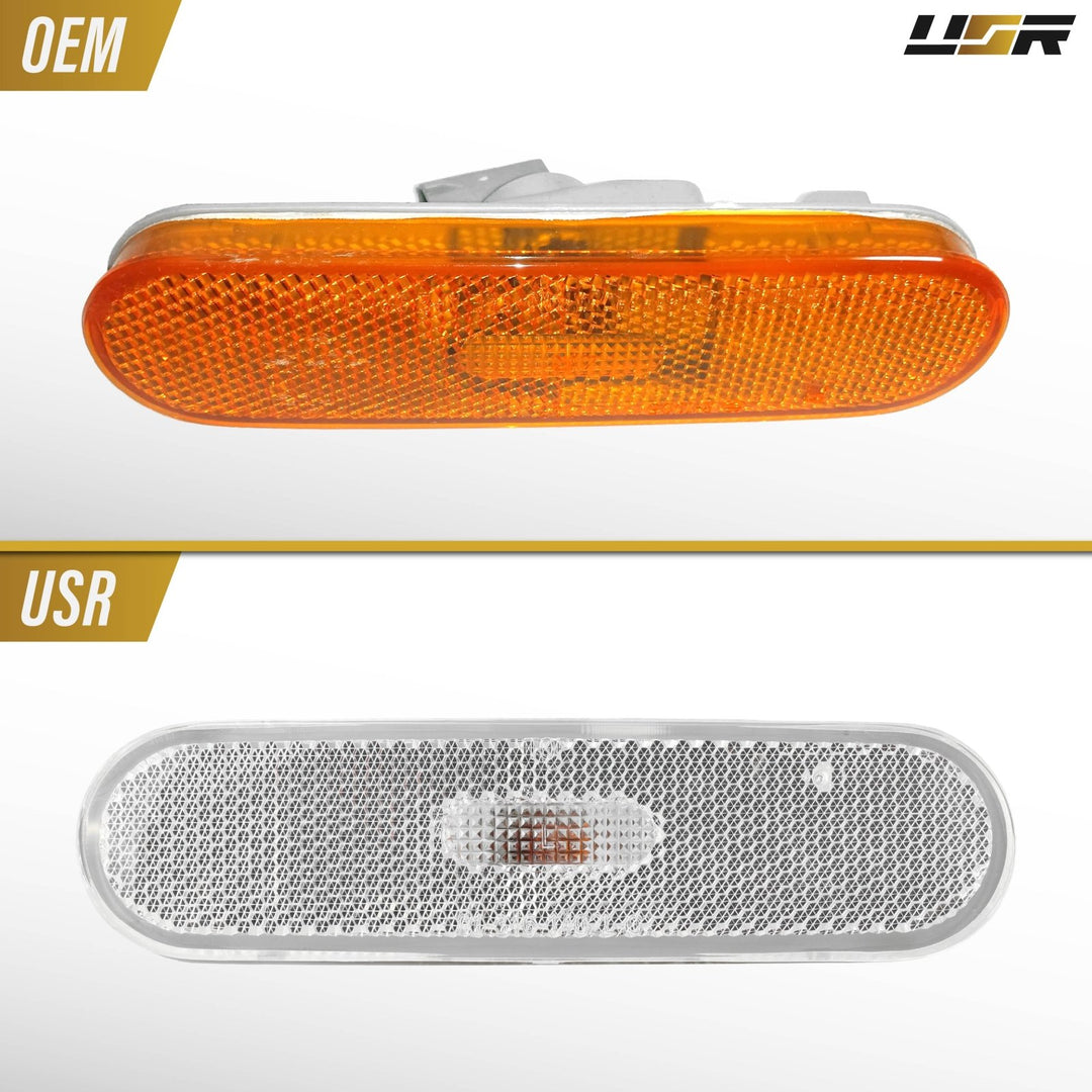 1990-1997 Mazda 323 / Protege Clear Lens Front Bumper Side Marker Lights