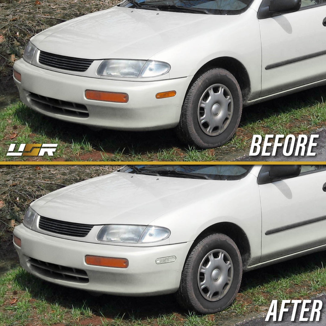 1990-1997 Mazda 323 / Protege Clear Lens Front Bumper Side Marker Lights