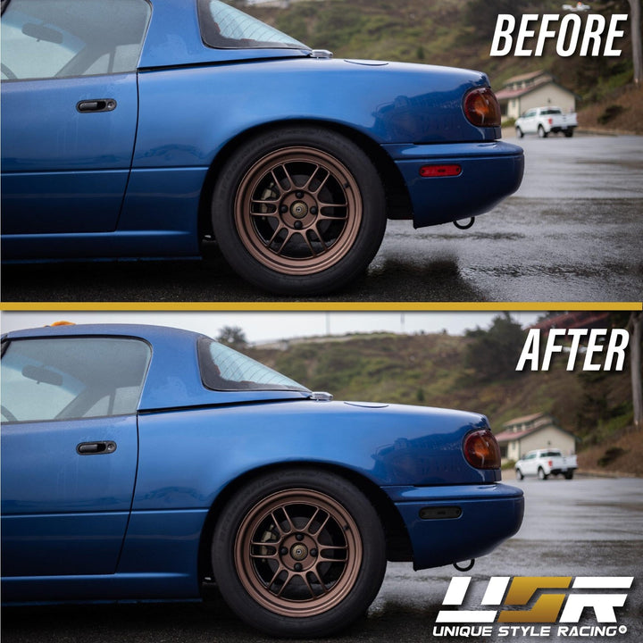 1990 - 1997 Mazda Miata MX5 Clear or Smoke Lens Front + Rear 4PC Bumper Side Marker Lights