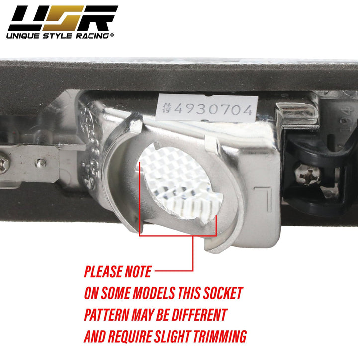 1993 - 1997 Nissan Altima / 1989 - 1994 Nissan 240SX S13 Front Clear Bumper Side Marker Lights
