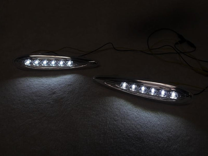 2000 - 2003 Nissan Maxima Front Clear or Smoke Lens LED Bumper Side Maker Lights