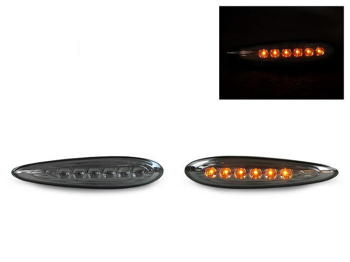 2000 - 2003 Nissan Maxima Front Clear or Smoke Lens LED Bumper Side Maker Lights