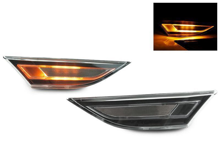 2012 - 2017 Porsche 991 Carrera / 2013 - 2016 Porsche 981 Boxster / 2014 - 2016 Porsche Cayman OE Style Clear Front Bumper Side Marker Light