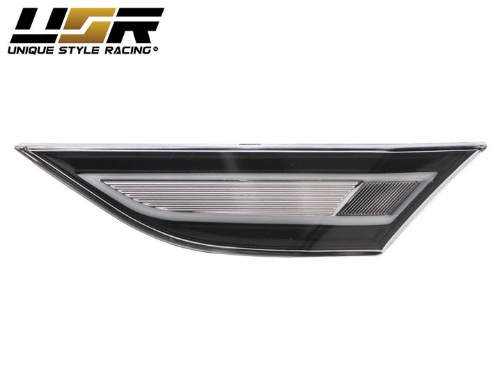 2012 - 2019 Porsche Carrera 911 / 2013 - 2020 Porsche Boxster / 2014 - 2020 Porsche Cayman 981/718 EURO Style Amber LED Clear Front Bumper Side Marker Light