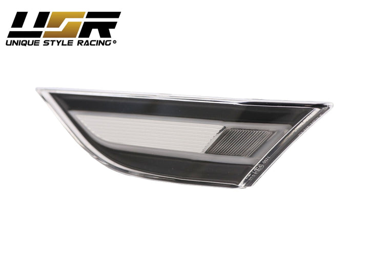 2012 - 2019 Porsche Carrera 911 / 2013 - 2020 Porsche Boxster / 2014 - 2020 Porsche Cayman 981/718 EURO Style Amber LED Clear Front Bumper Side Marker Light