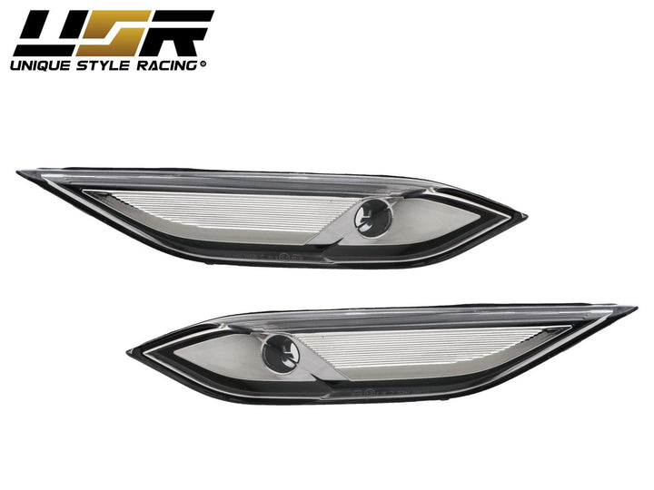 2011 - 2014 Porsche Cayenne 958 Euro CLEAR WhiteOut Front Bumper Side Marker Light