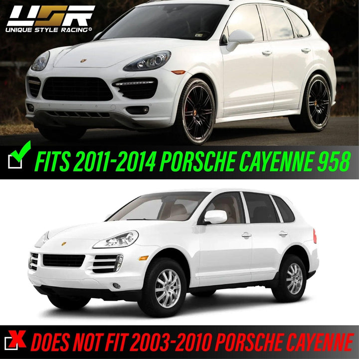 2011 - 2014 Porsche Cayenne 958 Euro CLEAR WhiteOut Front Bumper Side Marker Light