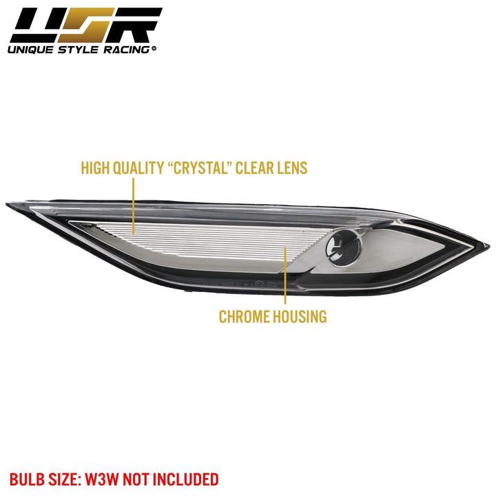 2011 - 2014 Porsche Cayenne 958 Euro CLEAR WhiteOut Front Bumper Side Marker Light