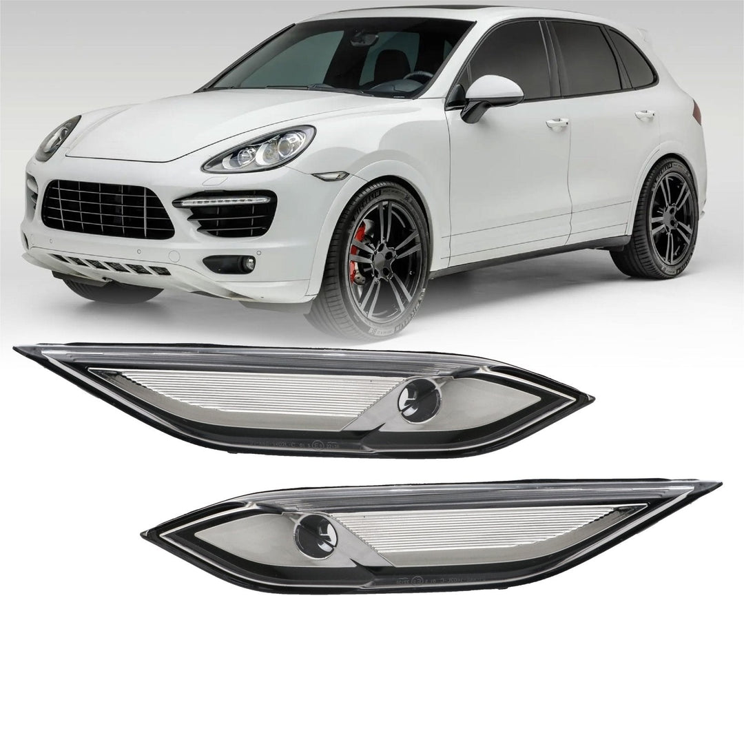 2011 - 2014 Porsche Cayenne 958 Euro CLEAR WhiteOut Front Bumper Side Marker Light