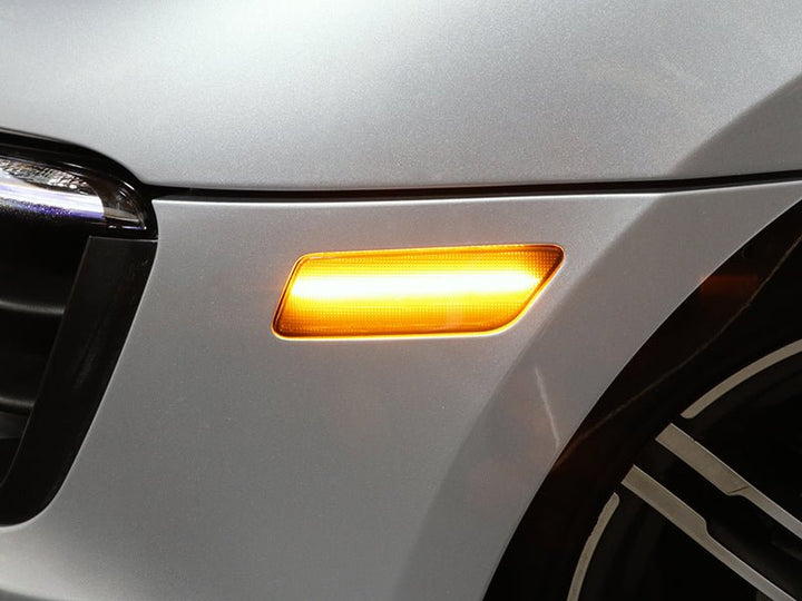 2014 - 2019 Porsche Macan USR LED Clear OR Smoke Front Amber LED Bumper Side Marker Light

#lens-color_smoke-lens