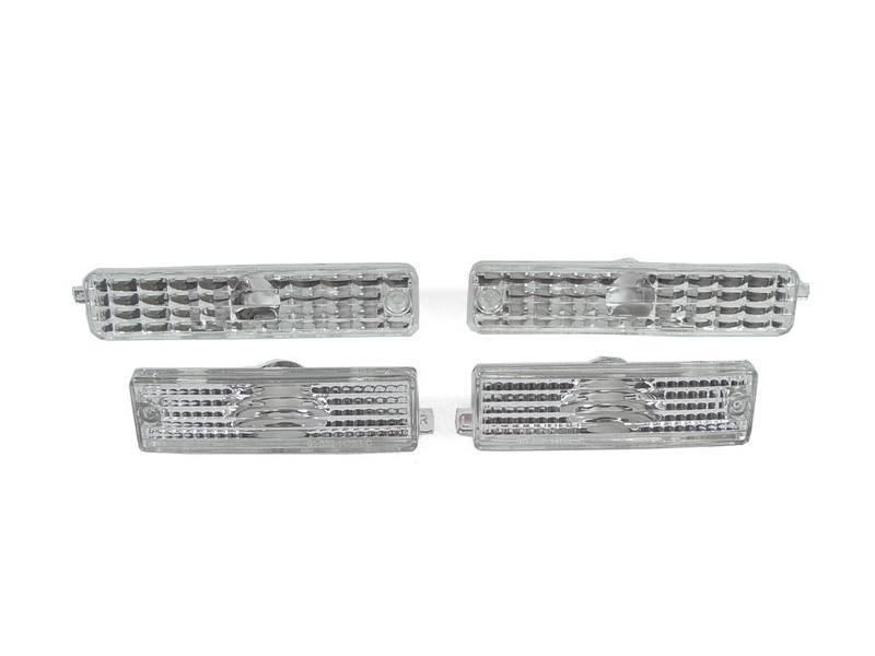 1998 - 2002 Pontiac Firebird / Trans Am Front + Rear Clear or Smoke Bumper Side Marker Lights