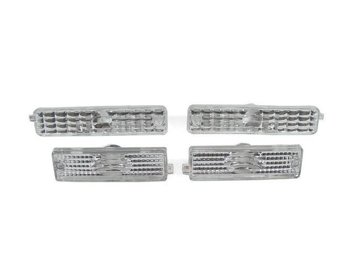 1998 - 2002 Pontiac Firebird / Trans Am Front + Rear Clear or Smoke Bumper Side Marker Lights