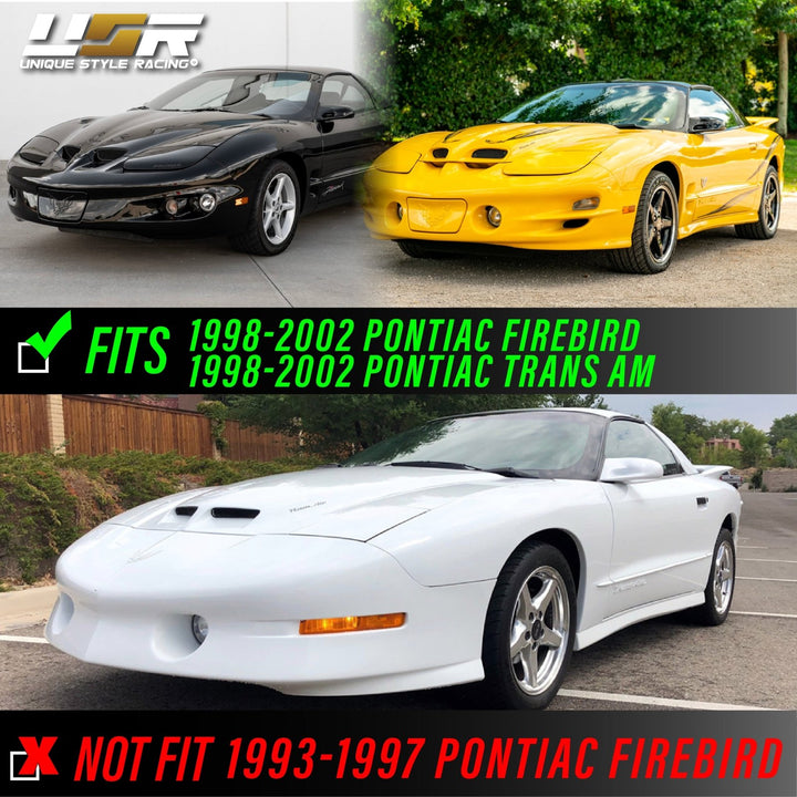 1998-2002 Pontiac Firebird / Trans Am Front + Rear Clear or Smoke Bumper Side Marker Lights