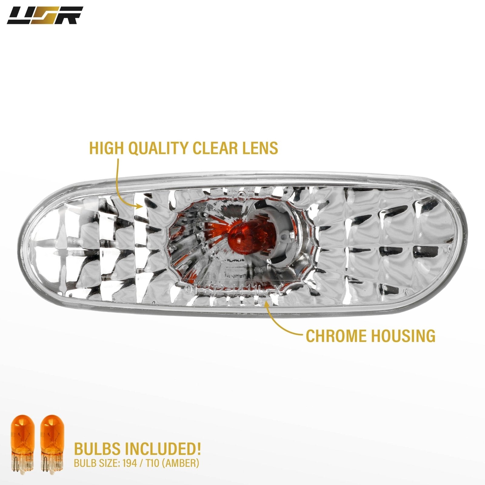 1993-1998 Toyota Supra Mk.4 IV Crystal Clear or Smoke Front Bumper