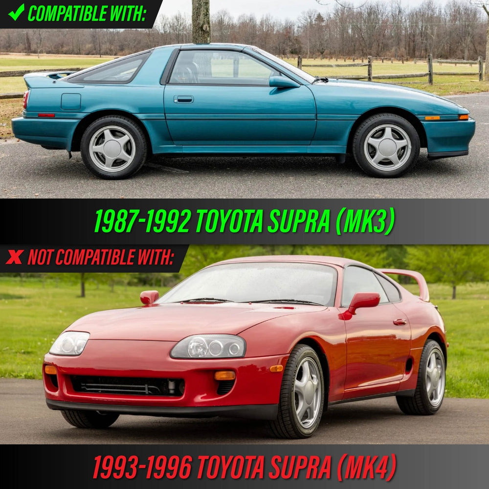 1986 1987 1988 1989 1990 1991 1992 Toyota Supra Mk.3 mk3 mk 3 Clear or Smoke Rear Bumper Side Marker Lights

#lens-color_clear-lens