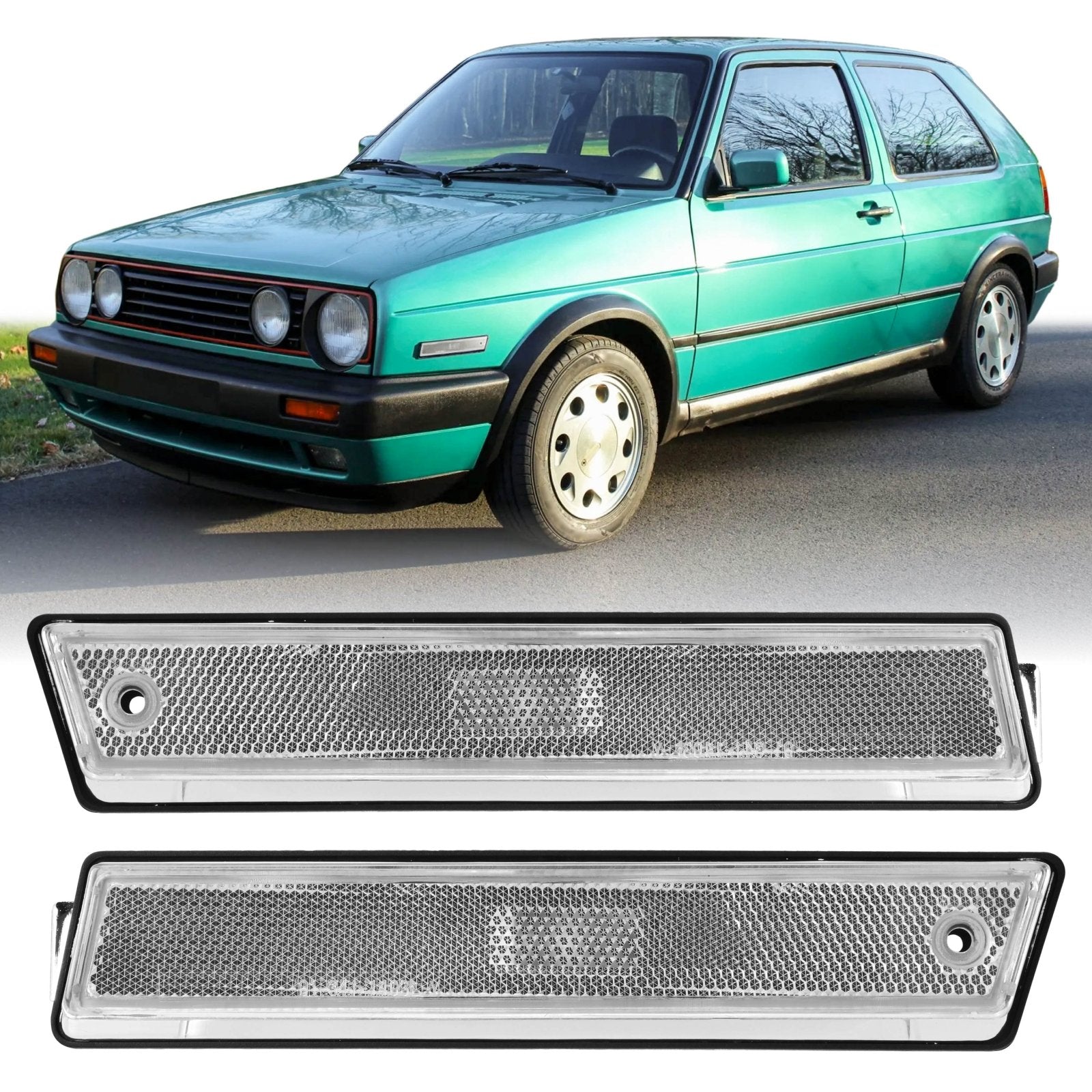 1984-1992 VW Golf/GTI/Jetta Mk2 Clear/Smoke Side Marker – Unique