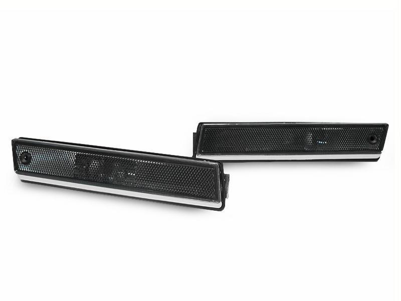1984 - 1992 VW Golf / GTI / Jetta A2 Mk2 Clear, Black Smoked or Smoke Chrome Banana Fender Bumper Side Marker Light