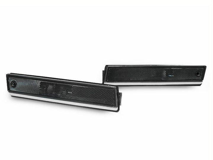 1984 - 1992 VW Golf / GTI / Jetta A2 Mk2 Clear, Black Smoked or Smoke Chrome Banana Fender Bumper Side Marker Light
