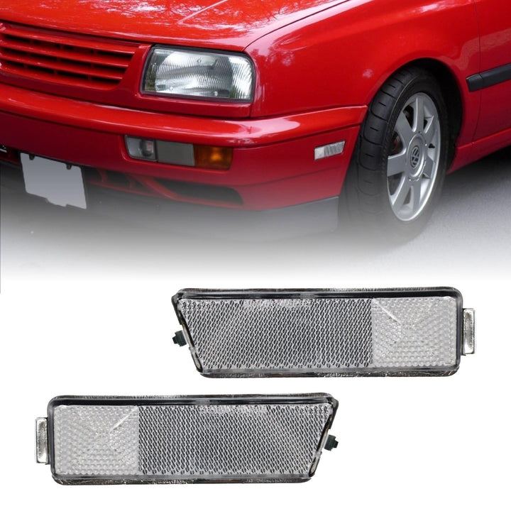 1993 - 1999 VW Golf / GTI / Jetta Mk.3 / 1995 - 1999 VW Cabrio Clear or Smoke Front Bumper Side Marker Light