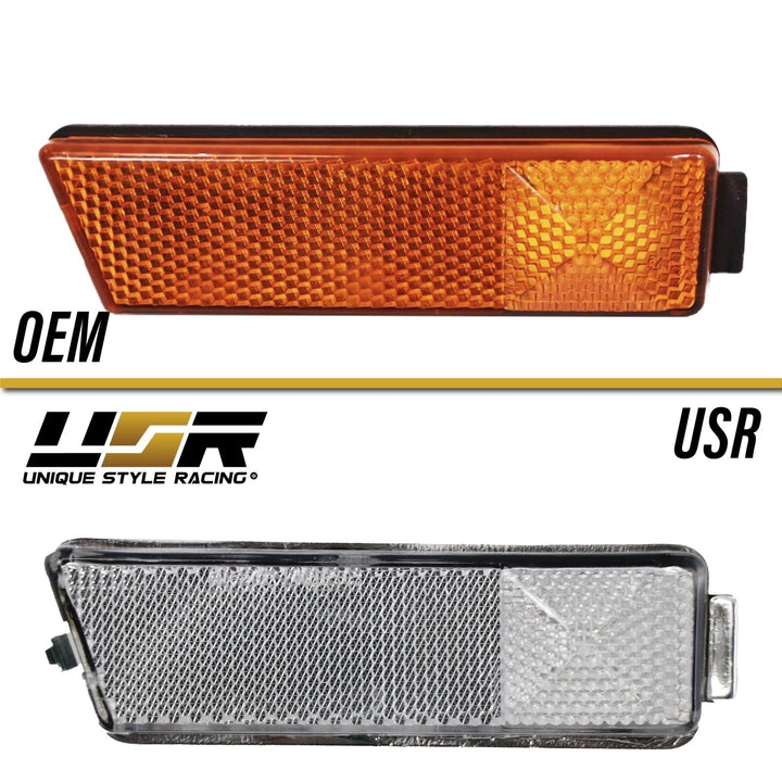 1993 - 1999 VW Golf / GTI / Jetta Mk.3 / 1995 - 1999 VW Cabrio Clear or Smoke Front Bumper Side Marker Light