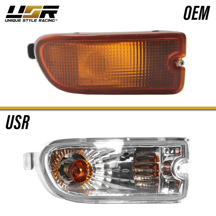 1999 - 2001 Subaru Classic Impreza 2.5RS Crystal Clear or Crystal Smoke Lens Front Bumper Turn Signal Lights