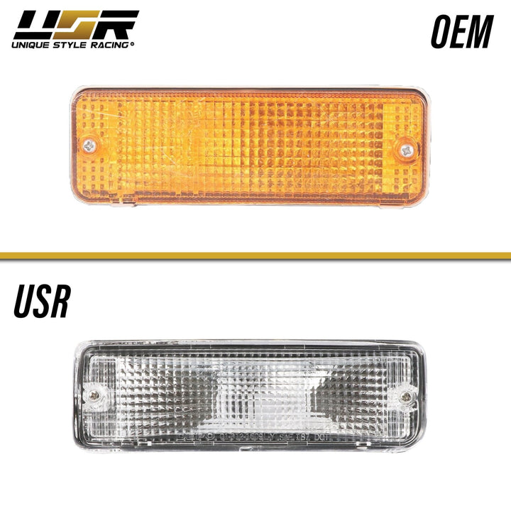 1984-1986 Toyota 4Runner & Pickup Truck 2WD & 4WD Clear Lens Bumper Signal Lights