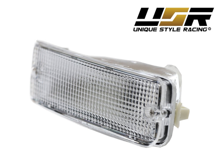 1990 - 1991 Toyota 4Runner / 1989 - 1995 Toyota Pick Up Front Clear Bumper Turn Signal Lights