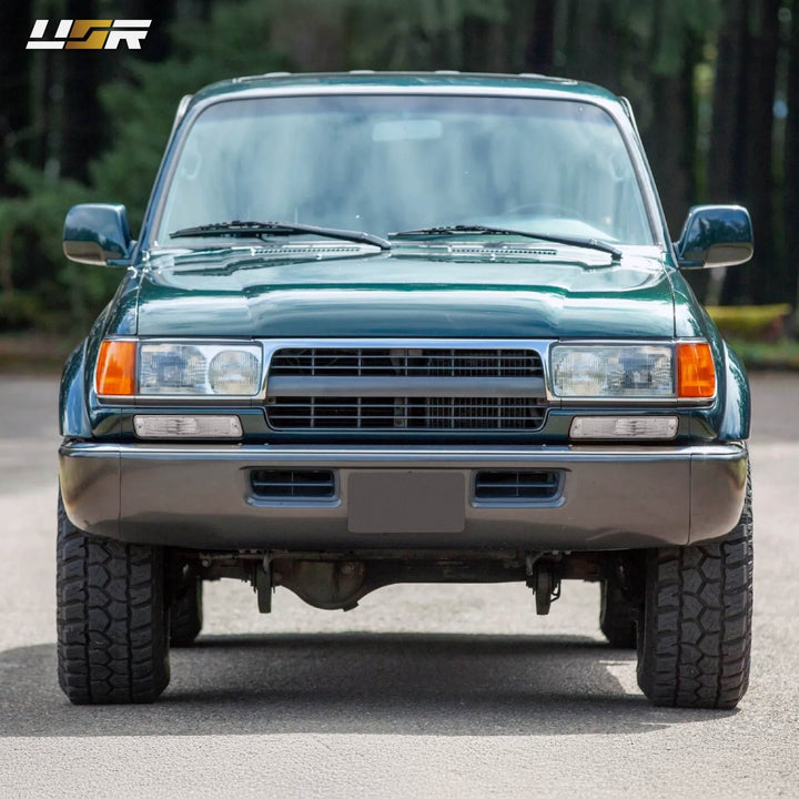 1991 - 1997 Toyota Land Cruiser / 1996 - 1997 Lexus LX450 Clear Front Bumper Turn Signal Lights