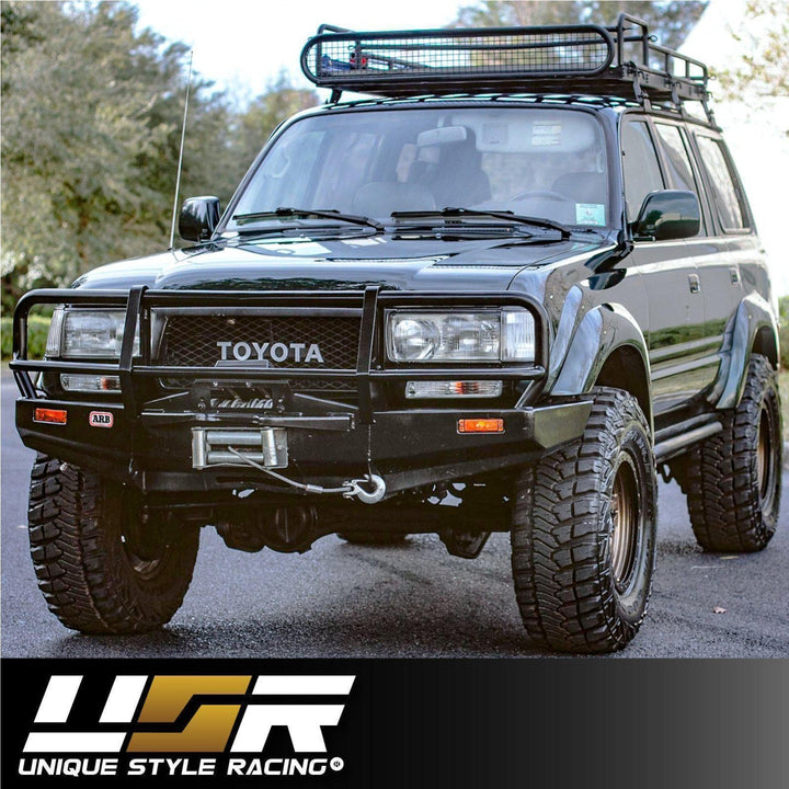 1991 - 1997 Toyota Land Cruiser / 1996 - 1997 Lexus LX450 Clear Front Bumper Turn Signal Lights
