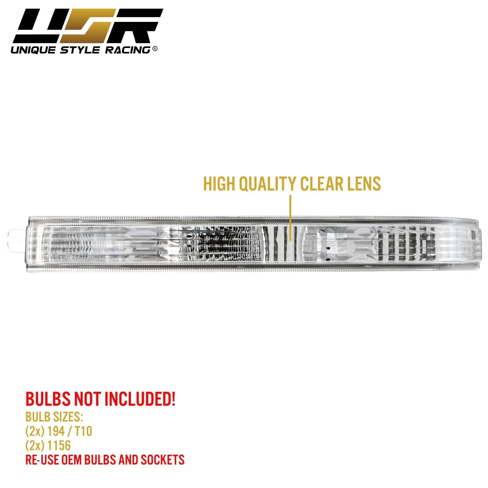 1987-1988 Toyota Supra Clear Bumper Lights – Unique Style Racing