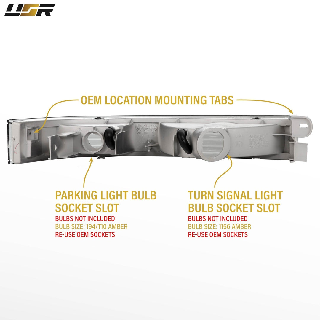 1989 1990 1991 1992 Toyota Supra MK3 Clear or Smoke Bumper Signal Lights

#lens-color_smoke-lens