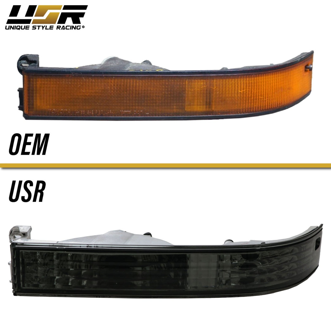 1989 - 1992 Toyota Supra Mk.3 Clear or Smoke Bumper Signal Lights