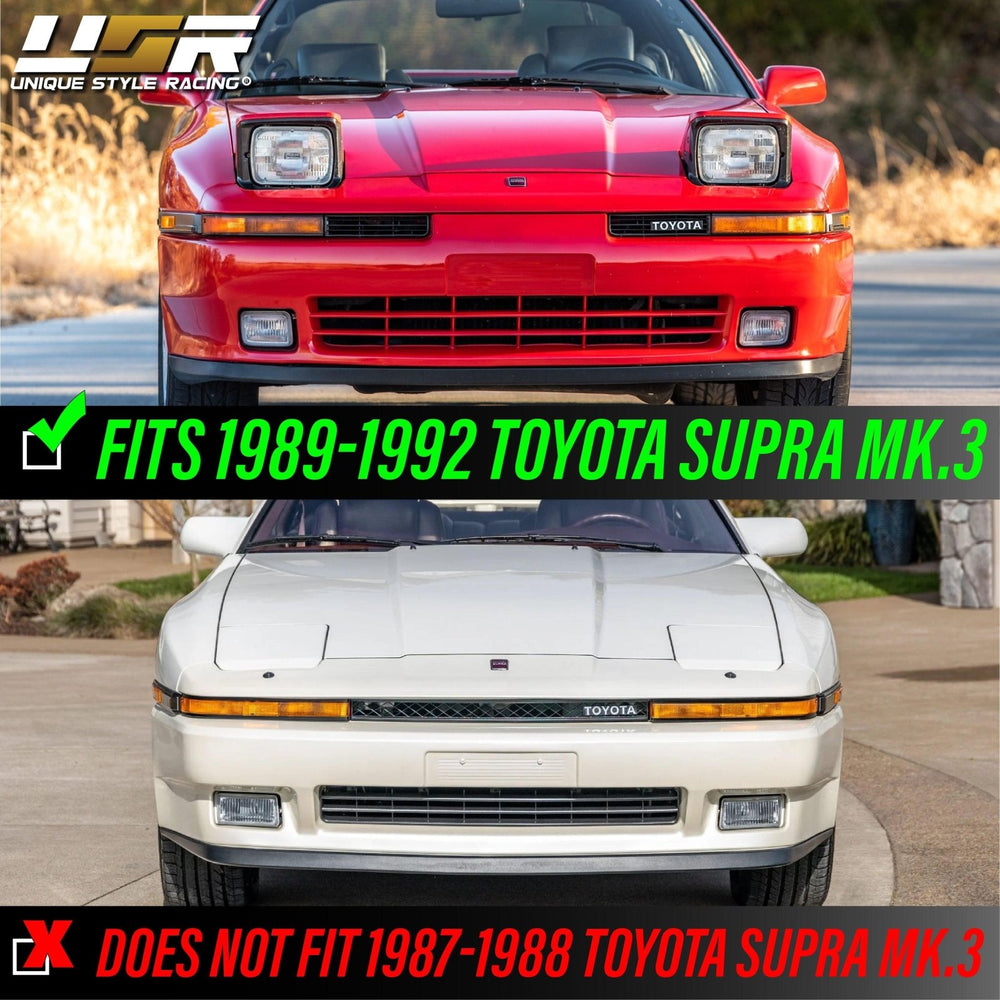 1989 - 1992 Toyota Supra Mk.3 Clear or Smoke Bumper Signal Lights