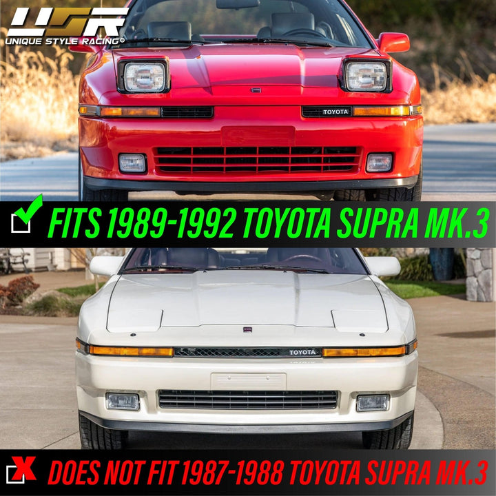 1989 - 1992 Toyota Supra Mk.3 Clear or Smoke Bumper Signal Lights