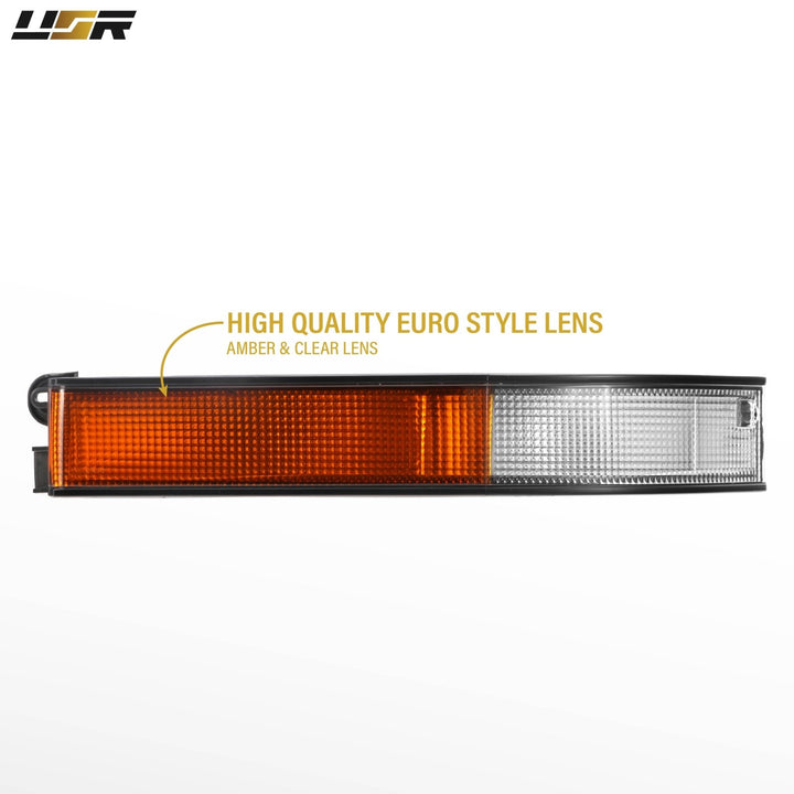 1989 1990 1991 1992 Toyota Supra OE Frosted Amber, Clear or Smoked Lens Bumper Lights

#lens-color_euro-style