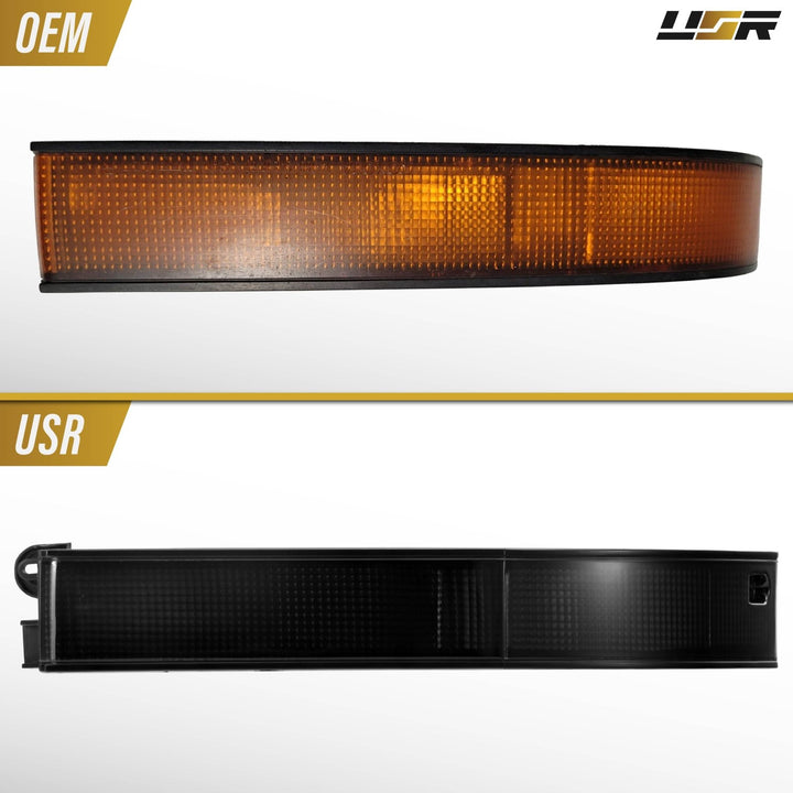 1989 1990 1991 1992 Toyota Supra OE Frosted Amber, Clear or Smoked Lens Bumper Lights

#lens-color_smoke-lens