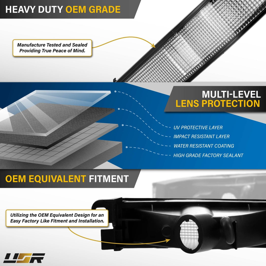 1989 1990 1991 1992 Toyota Supra OE Frosted Amber, Clear or Smoked Lens Bumper Lights

#lens-color_clear-lens