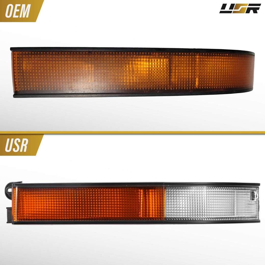 1989 1990 1991 1992 Toyota Supra OE Frosted Amber, Clear or Smoked Lens Bumper Lights

#lens-color_euro-style