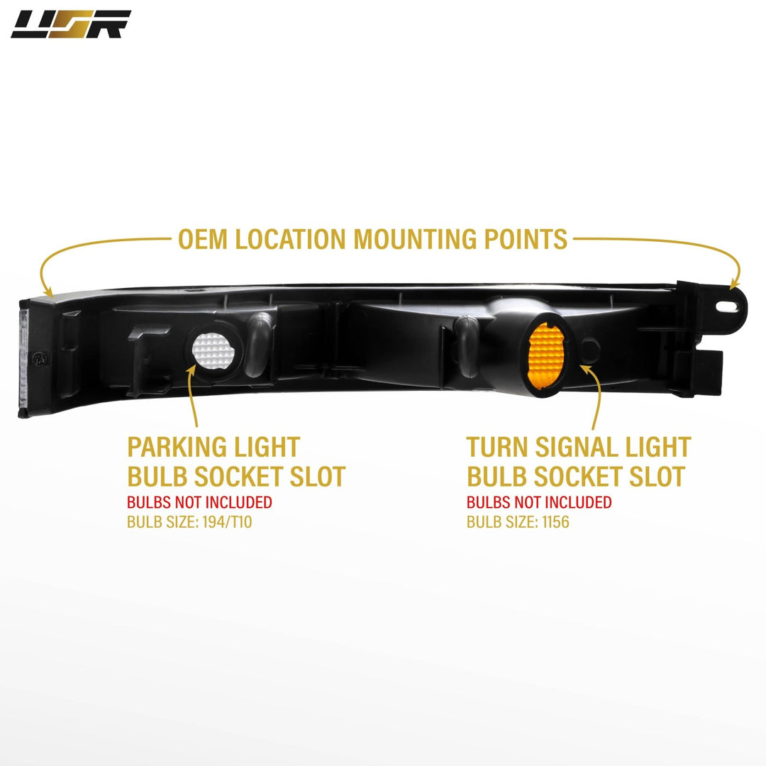 1989 1990 1991 1992 Toyota Supra OE Frosted Amber, Clear or Smoked Lens Bumper Lights

#lens-color_euro-style